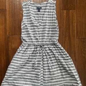 Gap Linen Striped Dress